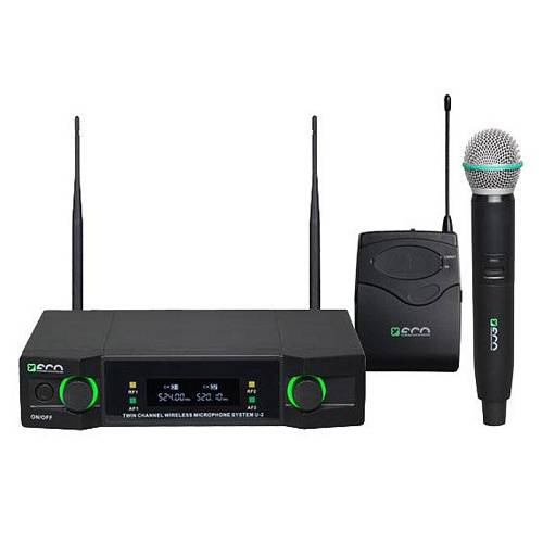 ECO by VOLTA U-2X (505.75/622.665) Микрофонная радиосистема с ручным и головным микрофонами