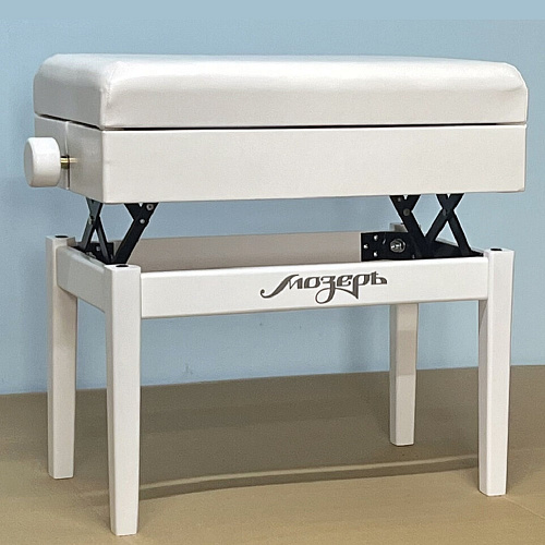Мозеръ BPM-55/WH Банкетка для пианино или рояля деревянная, белая