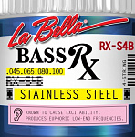Фото:La Bella RX-S4B RX – Stainless Комплект струн для бас-гитары, нерж.сталь, 45-100