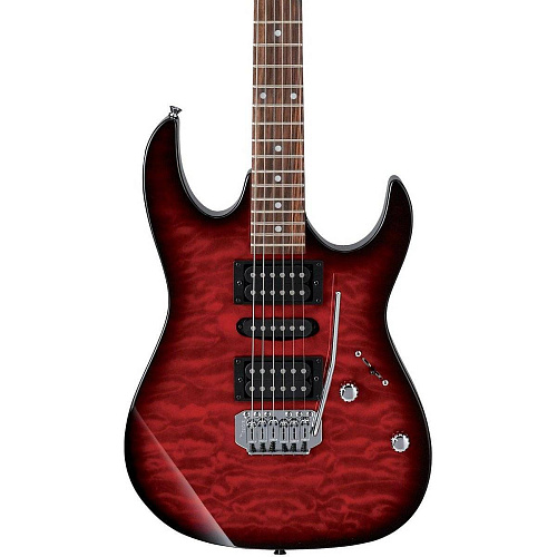 IBANEZ GRX70QA-TRB Электрогитара, цвет красный берст