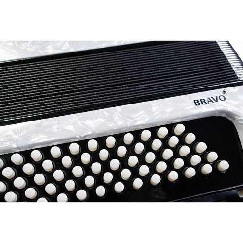 HOHNER The New Bravo II 60 black Комплект: аккордеон 1/2, чехол, ремни