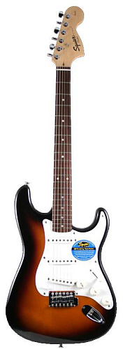 FENDER SQUIER AFFINITY STRATOCASTER RW BROWN SUNBURST  Электрогитара