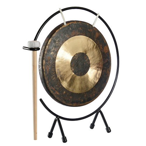 Dekko JZ-TQ-25-1 Гонг 10", колотушка и стойка в комплекте