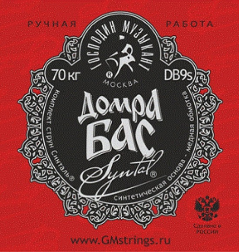 Господин Музыкант DB6x Струны для домры бас