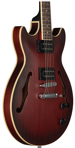 Ibanez AM53-SRF Полуакустическая электрогитара, цвет красный закат