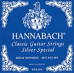 Фото:Hannabach 815HT Blue SILVER SPECIAL Комплект струн для классической гитары нейлон/посеребренные