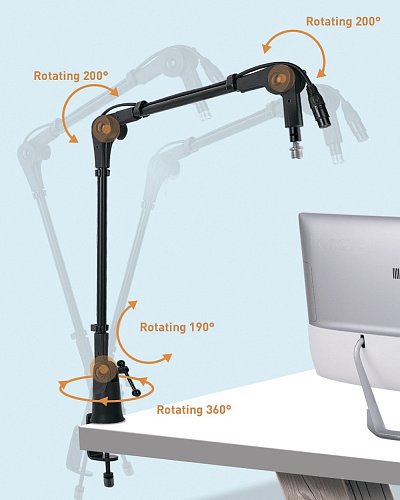 Soundking SD146 Стойка для микрофона, настольная, пантограф