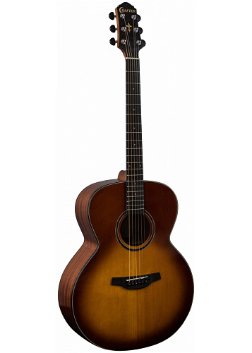 Crafter HJ-250/BRS Акустическая гитара формы Джамбо, цвет коричневый санберст