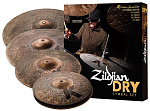Фото:Zildjian KCSP4681 K Custom Dry Cymbal Set Набор из 4 -х тарелок (14” HiHats, 16” Crash, 18” Crash, 21” Ride)