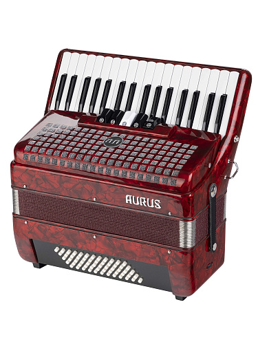 Aurus JH2011-RED Аккордеон 34/60/5, красный, с футляром