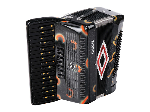 Aurus JH8003-A Аккордеон 37/96/7/2, черный, с футляром