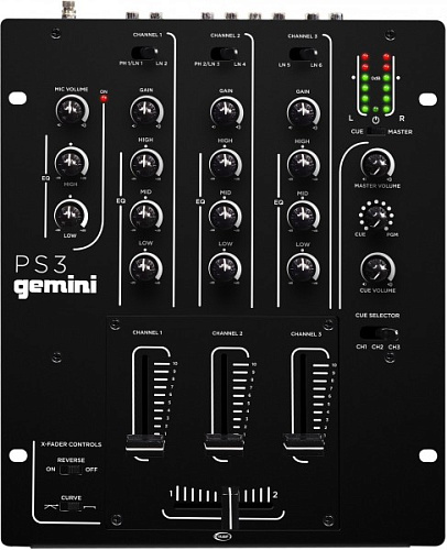Gemini PS3 DJ микшер