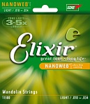 Фото:Elixir 11500 NANOWEB Комплект струн для мандолины, Light, 10-34