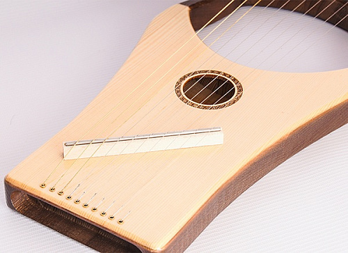 МОЗЕРЪ LH-10R Лира 10ти струнная (D-E-F-G#-A-B-C-D-E-F), увеличенный резонаторный корпус из ясеня