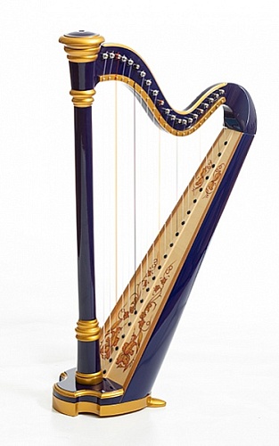 Resonance Harps MLH0012 Capris Арфа 21 струнная (A4-G1), цвет синий глянцевый