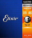 Фото:Elixir 12027 NANOWEB Комплект струн для электрогитары, Custom Light, 9-46