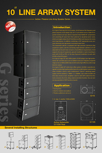 Soundking G110 Акустическая система, элемент линейного массива, пассивный