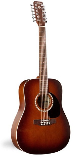 Art & Lutherie 12 CEDAR ANTIQUE BURST Комплект: 12-струнная акустическая гитара, кейс