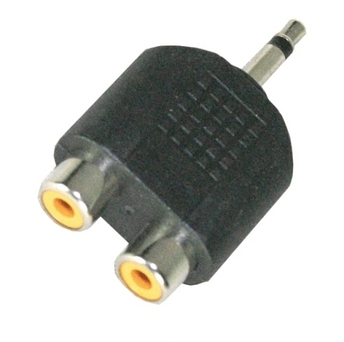 Invotone AD200 Переходник 2 RCA мама, 3.5мм моно Джек папа