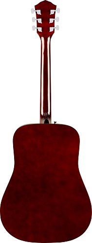 FENDER FA-125 DREADNOUGHT WALNUT Акустическая гитара, цвет натуральный, в комплекте чехол