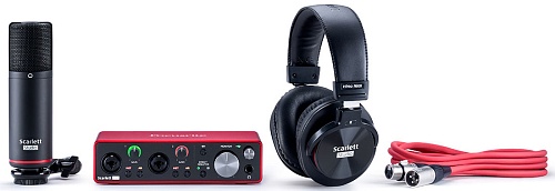 FOCUSRITE Scarlett 2i2 Studio 3rd Gen Студийный комплект (Scarlett 2i2 3rd Gen, наушники, микрофон, ПО, микрофонный кабель)