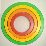 Фото:Sinkopa SDC-SET4 Slim Drum Рамочные барабаны 8", 10", 12", 14", с палочкой, разные цвета