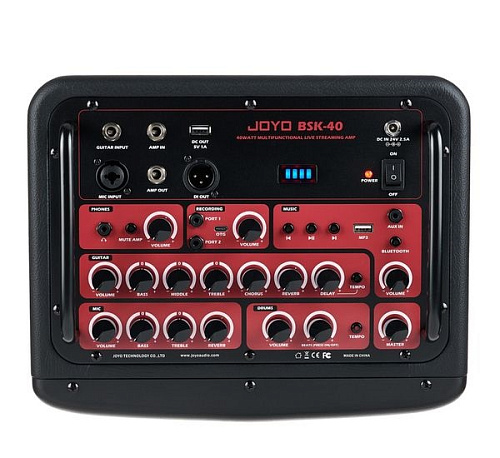 Joyo BSK-40-BK Комбоусилитель для акустической гитары, 40 Вт, черный
