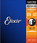 Фото:Elixir 12005 NANOWEB Струны для электрогитары, 25 комплектов, никелированные, 9-42