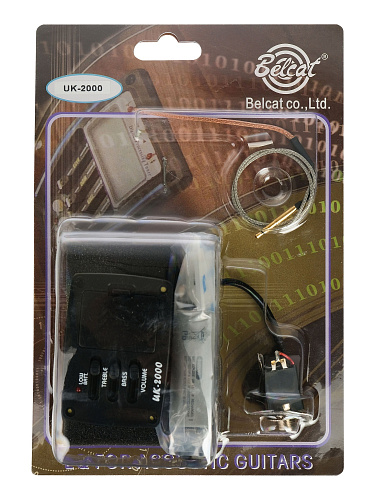 Belcat UK-2000 Звукосниматель и 2-полосный эквалайзер для укулеле