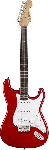FENDER SQUIER MM STRATOCASTER HARD TAIL RED ,  