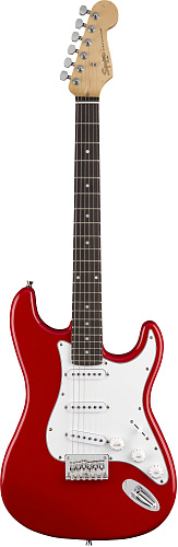 FENDER SQUIER MM STRATOCASTER HARD TAIL RED Электрогитара, цвет красный