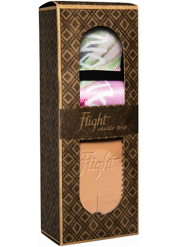Flight S35 Alyona Shvetz Ремень для укулеле, материал полипропилен, цвет розовый