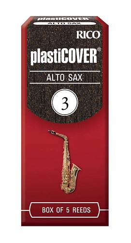 Rico RRP05ASX300 Plasticover Трости для саксофона альт, размер 3.0, 5шт в упаковке
