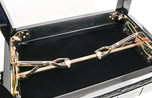 Rin HY-PJ031 Банкетка, черная, искусственная кожа