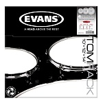 Фото:Evans ETP-EC2SCTD-F EC2 Fusion Набор пластика для том барабана, 10"/12"/14"