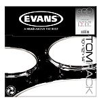 Фото:Evans ETP-G14CLR-F G14 Clear Fusion Набор пластика для том барабана 10"/12"/14"