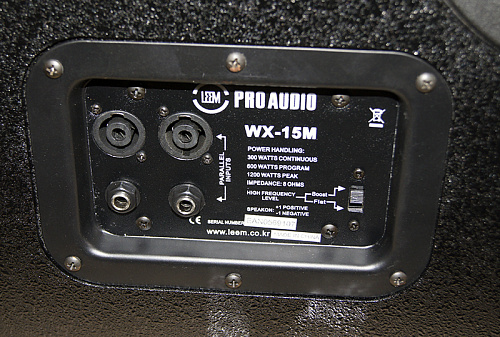 Leem WX-15MP Сценический монитор, 300/600/1200Вт,