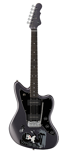 G&L Doheny Mermaid Graphite EB Электрогитара с кейсом
