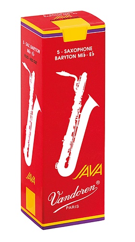 Vandoren SR342R JAVA RED CUT Трости для саксофона баритон №2 (5шт)
