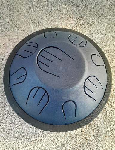 Pangooda Drums PNG-GRS-25MM Глюкофон "Гранофон" кованый, обертоновый, 25 см, с палочками и чехлом