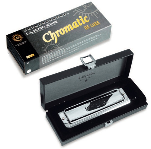 Seydel Sohne 51480LC De Luxe LC Хроматическая губная гармошка
