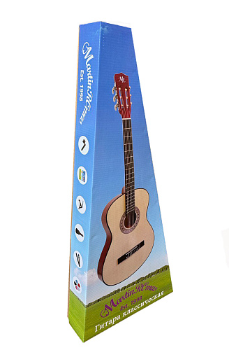 Martin Romas PACK JR-390 WH Гитара классическая 4/4 (39"), цвет белый, набор