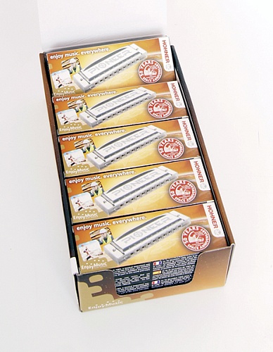 Hohner M91520 Pioneer С-major Губная гармошка, 10 штук
