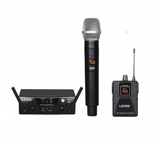 LAudio PRO2-MH Двухканальная радиосистема с ручным передатчиком и головным микрофоном
