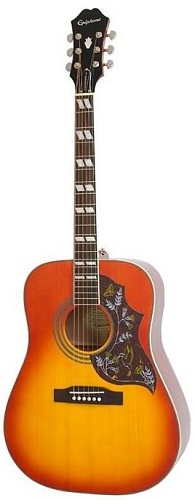 Epiphone Hummingbird Pro Acoustic/Electric W/Shadow Faded Cherry Burst  ,   