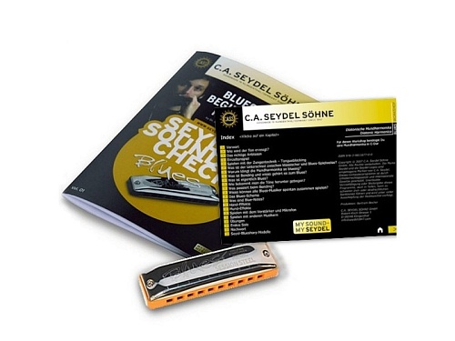 Seydel Sohne 40020 Soundcheck Vol.1 STEEL - Blues Beginner Pack Губная гармошка БЕЗ CD
