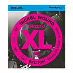 Фото:D'Addario EXL170M Nickel Wound Комплект струн для бас-гитары, Light, 45-100, Medium Scale