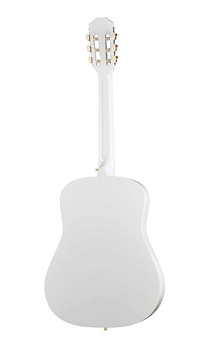 Foix FCG-2038CAP-WH Классическая гитара с чехлом, ремнем, тюнером, белая