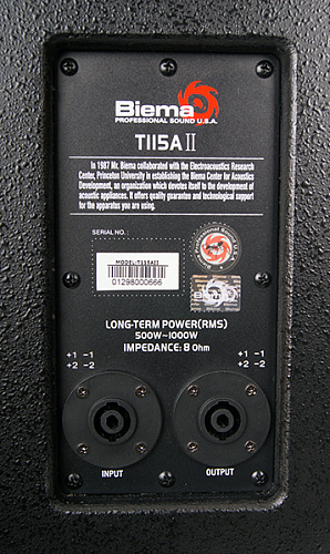 Biema T115A Акустическая система, 450 Вт