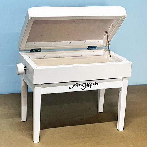 Мозеръ BPM-55/WH Банкетка для пианино или рояля деревянная, белая